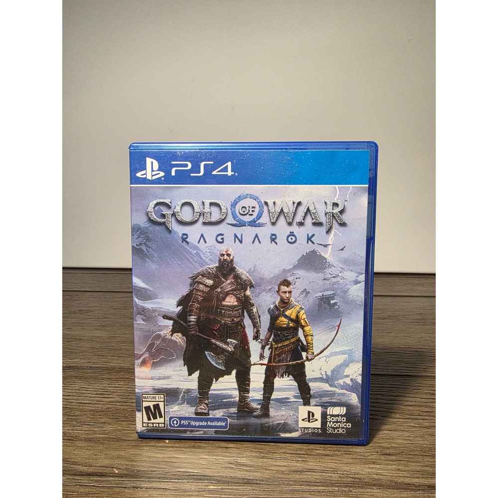 God of War Ragnarok PlayStation 4 PS4 Action Adventure Game 2-Disc Set